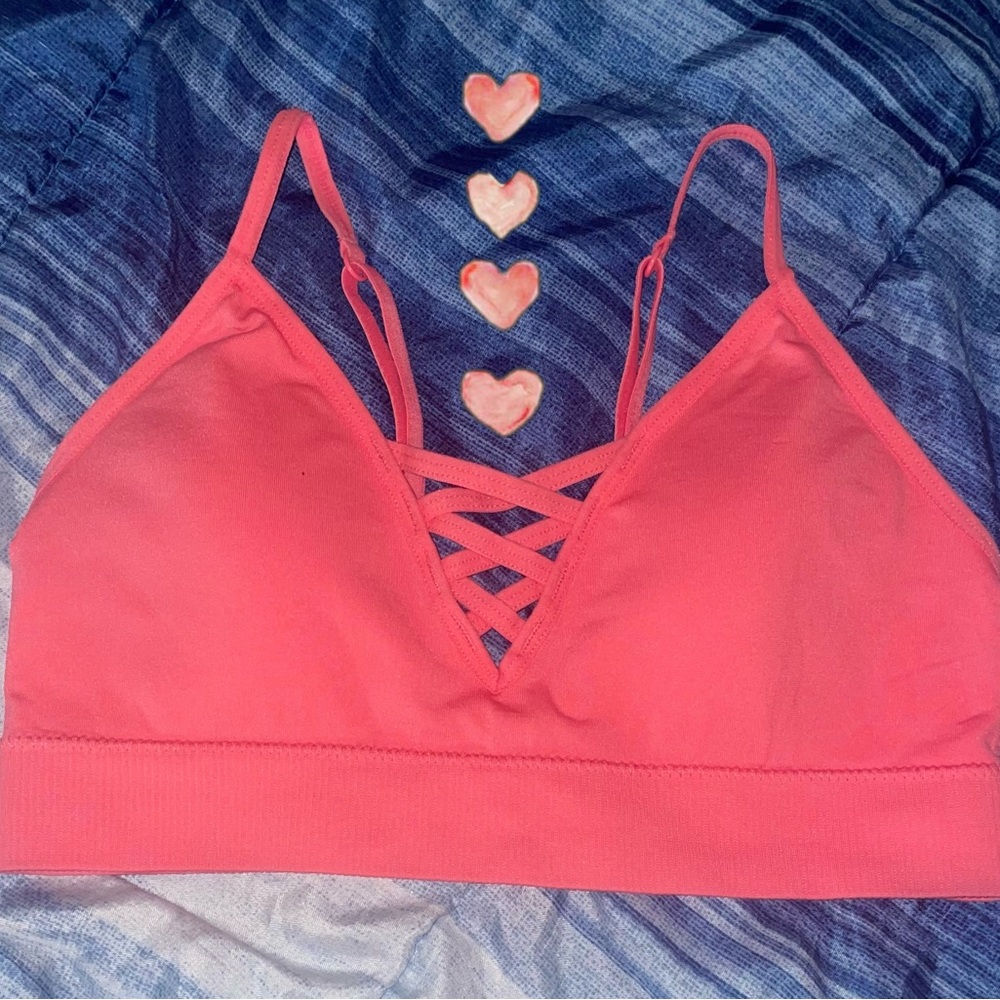 Bright pink bralette 32c no boundaries